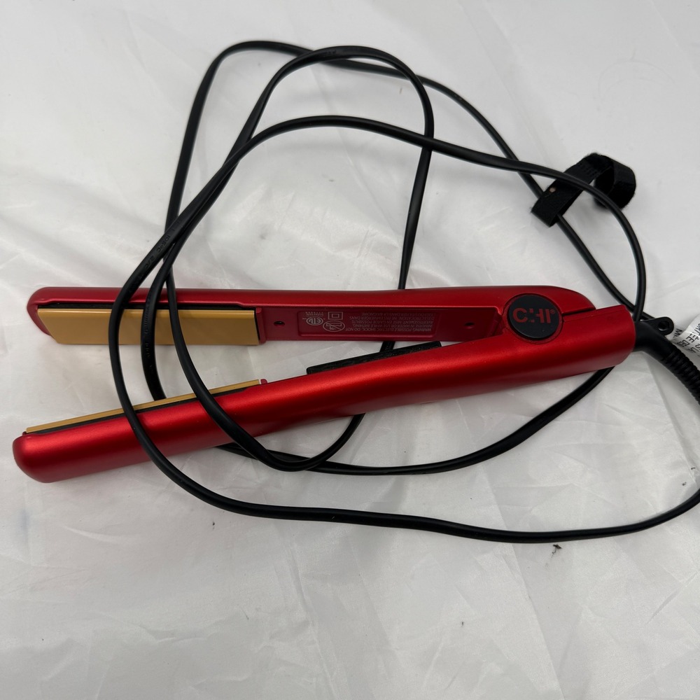 CHI Original 1 Inch Ceramic Hair Straightener Flat Iron Red CA2328T V2 425F